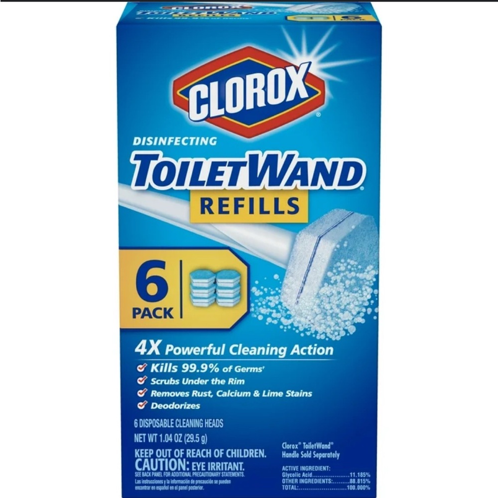 Clorox Toilet Wand Refills - Pack of 6